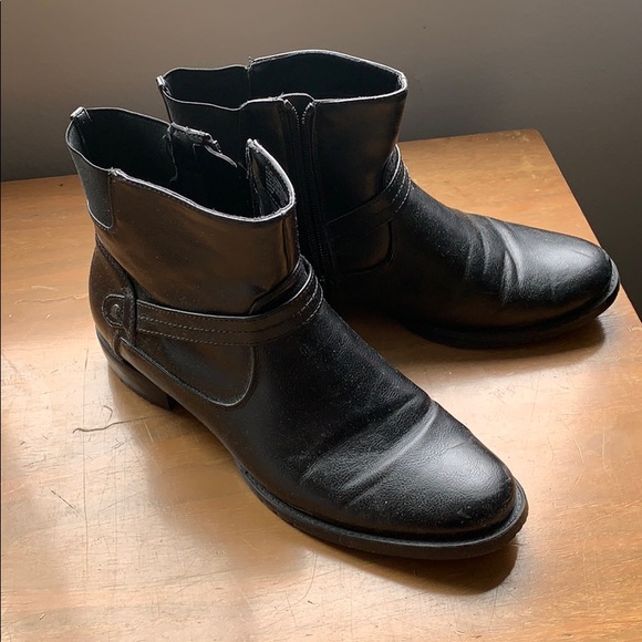 easy spirit black ankle boots